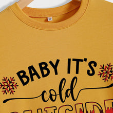 Load image into Gallery viewer, Baby It's Cold Track Sweatshirt