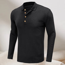 Load image into Gallery viewer, Lapel Striped POLO Shirt