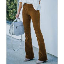 Load image into Gallery viewer, Corduroy Flare Lounge Pants