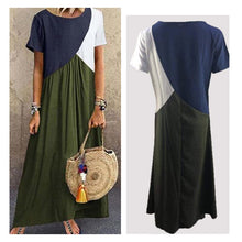 Load image into Gallery viewer, Multicolor Panel Dress