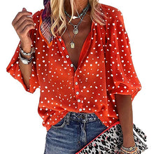 Load image into Gallery viewer, Polka Dot Chiffon Shirt