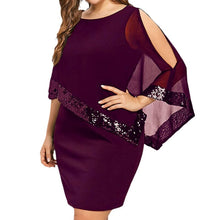 Load image into Gallery viewer, Sequin Plus Size Dress