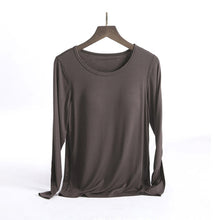 Load image into Gallery viewer, Women's Long Sleeve T-Shirt With Chest Pad