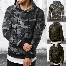 Load image into Gallery viewer, Camouflage Hooded Sweatshirt