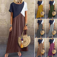 Load image into Gallery viewer, Multicolor Panel Dress