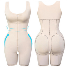 Load image into Gallery viewer, Women's Zipper Slimming Bodysuit Shapewear