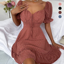 Load image into Gallery viewer, Polka Dot Ruffle Dress