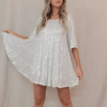 Load image into Gallery viewer, ✨Sequin Baby Doll Dress