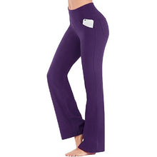 Load image into Gallery viewer, Women's High Waist and Flared Leg Yoga Pants