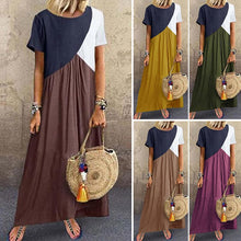 Load image into Gallery viewer, Multicolor Panel Dress