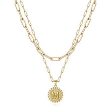 Load image into Gallery viewer, Gold Initial Necklaces for Women