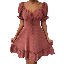 Load image into Gallery viewer, Polka Dot Ruffle Dress
