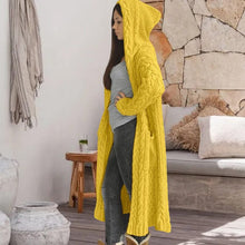 Load image into Gallery viewer, Braided Lazy Hooded Sweater