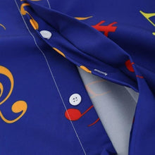 Load image into Gallery viewer, Colorful Music Notes Men's Shirt