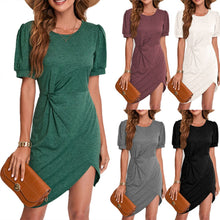 Load image into Gallery viewer, Comfortable Round Neck Dress