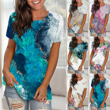 Load image into Gallery viewer, Women's Casual Loose Round Neck Short-sleeved Top