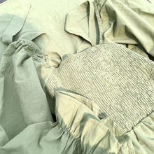 Load image into Gallery viewer, French Ruffled Lantern Sleeves Multi-wear Dress