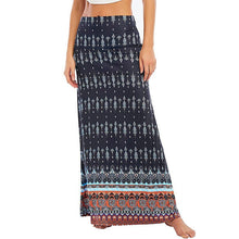 Load image into Gallery viewer, Bohemian High Waisted Maxi Skirt