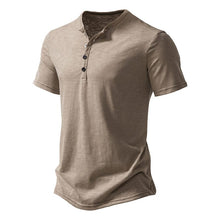 Load image into Gallery viewer, HENLEY SHORT SLEEVE SHIRT