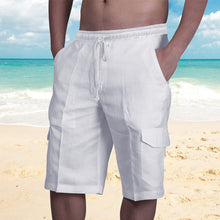 Load image into Gallery viewer, Men's Casual Linen Shorts