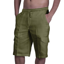 Load image into Gallery viewer, Men's Casual Linen Shorts