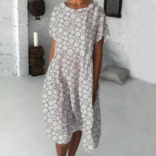 Load image into Gallery viewer, Sunflower Short Sleeve Dress