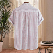 Load image into Gallery viewer, Casual Men's Striped Shirt