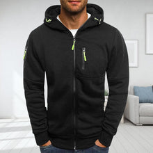 Load image into Gallery viewer, Mens Full-Zip Hooded Fleece Sweatshirt