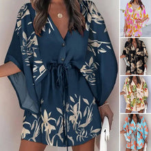 Load image into Gallery viewer, Sexy V-Neck Elastic Waist Dress