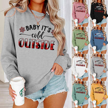 Load image into Gallery viewer, Baby It's Cold Track Sweatshirt