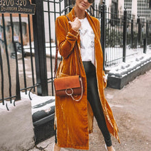 Load image into Gallery viewer, Velvet Kimono Coat