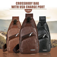 Load image into Gallery viewer, Crossbody Bag With USB Charge Port