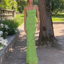 Load image into Gallery viewer, Women's Floral Sexy Backless Long Dress