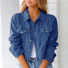 Load image into Gallery viewer, Colorful Denim Jacket