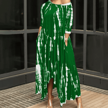 Load image into Gallery viewer, Irregular Dress withTtie-dye Print