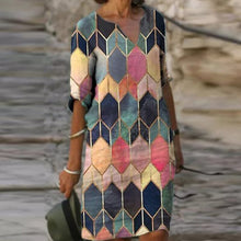 Load image into Gallery viewer, Vintage V Neck Dress