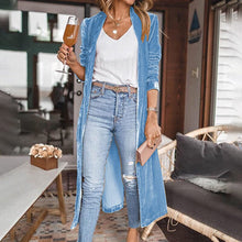 Load image into Gallery viewer, Velvet Kimono Coat