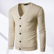 Load image into Gallery viewer, V-Neck Button-Up Cardigan Sweater