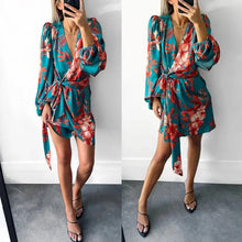 Load image into Gallery viewer, Lace Up Irregular Dress