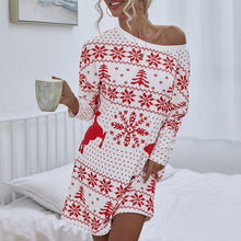 Load image into Gallery viewer, Christmas Knit Dress