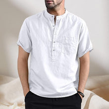 Load image into Gallery viewer, Men Cotton Button Shirt with Pocket