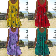 Load image into Gallery viewer, Women's Digital Printing Sexy Suspenders Loose Lace Casual Dress