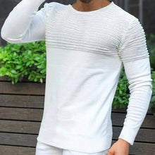 Load image into Gallery viewer, Pleated Solid Colour Stretch-slim Sports Sweater
