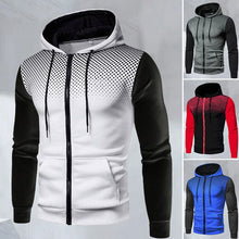 Load image into Gallery viewer, Printed Dot Colorblock Sweatshirt