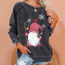 Load image into Gallery viewer, Santa Snowflake Sweatshirt