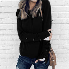 Load image into Gallery viewer, Buttoned Sleeve Sweatshirt