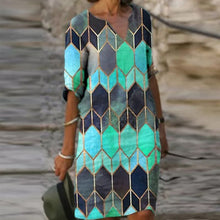 Load image into Gallery viewer, Vintage V Neck Dress