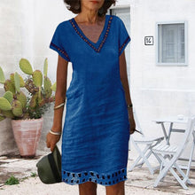 Load image into Gallery viewer, Women's Casual Cotton Dress