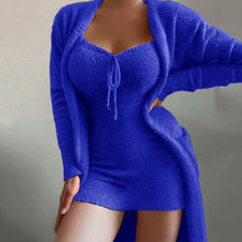 Load image into Gallery viewer, Plush Casual Dress Set (2-Pieces)