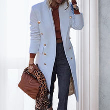 Load image into Gallery viewer, Double Breasted Wool Coat